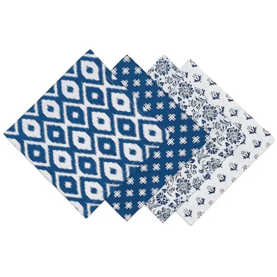 DII&reg; Assorted Indigo Prints Napkin, 4ct. {1}