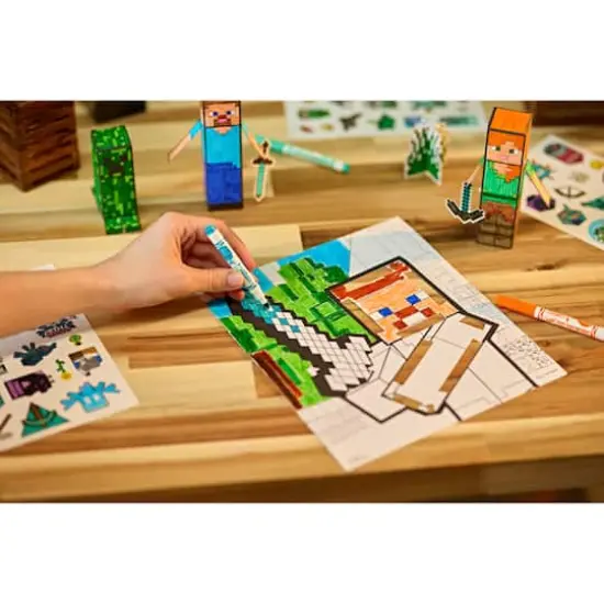 Crayola&reg; Minecraft Giant Coloring Pages {4}