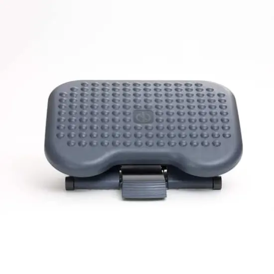 Mind Reader 18" Black Ergonomic Pressure Relief Foot Rest {6}