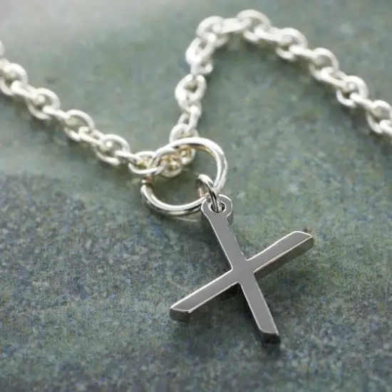 Sterling Silver Alphabet Charm by Bead Landing&trade; X {3}