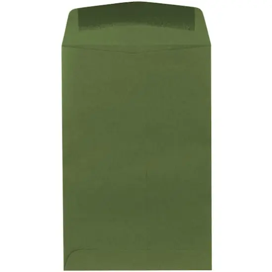 JAM Paper 6" x 9" Open End Catalog Premium Envelopes, 25ct. Olive Green {4}