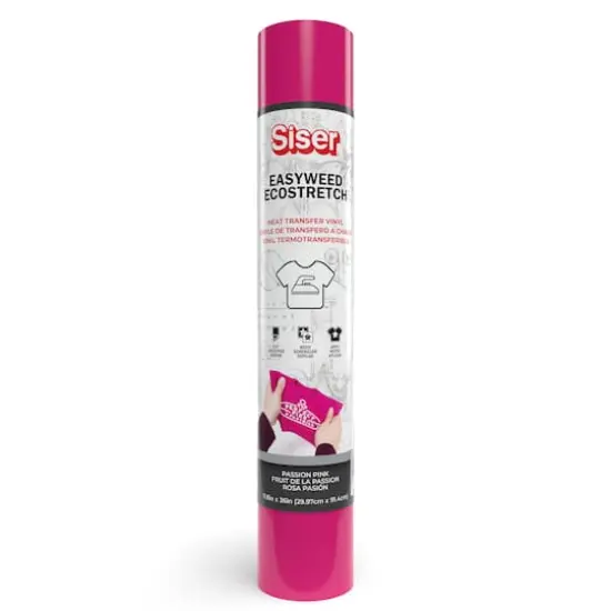 Siser&reg; EasyWeed&reg; EcoStretch&trade; Heat Transfer Vinyl, 36" Passion Pink {1}