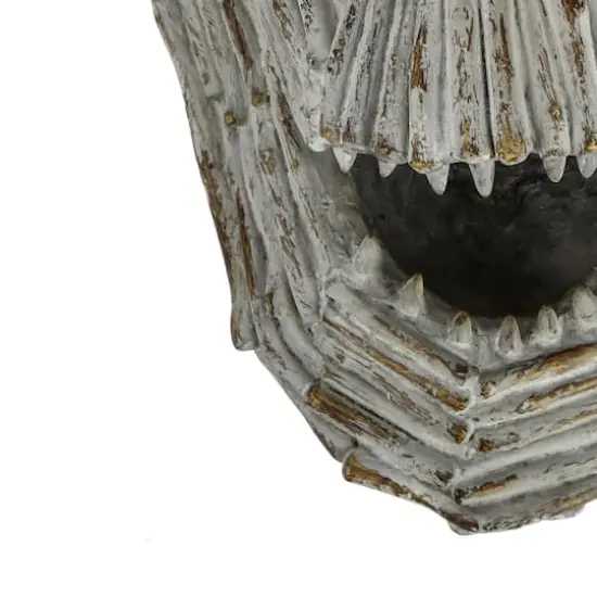 15" Driftwood Ghost Face D&eacute;cor {5}