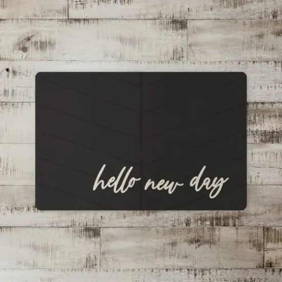 Hello New Day Floor Mat, 18" x 27" {3}