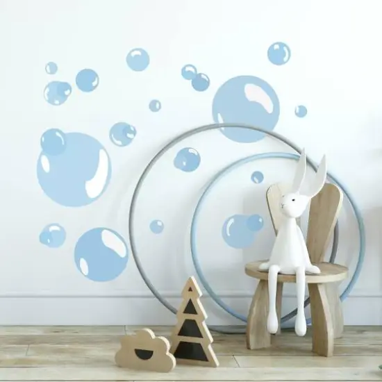 RoomMates Bubbles Peel & Stick Wall Decals {4}