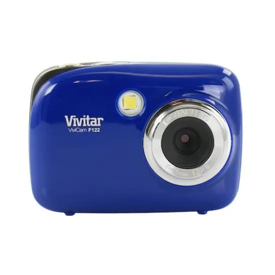 Vivitar Vivicam Blue F122 14.1 Megapixel Digital Camera {1}