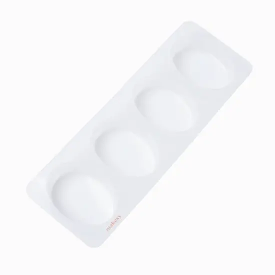 makesy Silicone Oval 4-Cavity Mold {1}