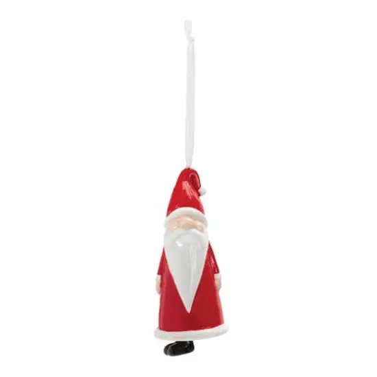12ct. Ceramic Santa Bell Ornament {4}