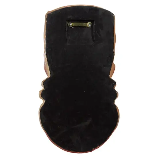 16" Tiki Man Sticking Out Tongue Hanging Wall Decor {4}