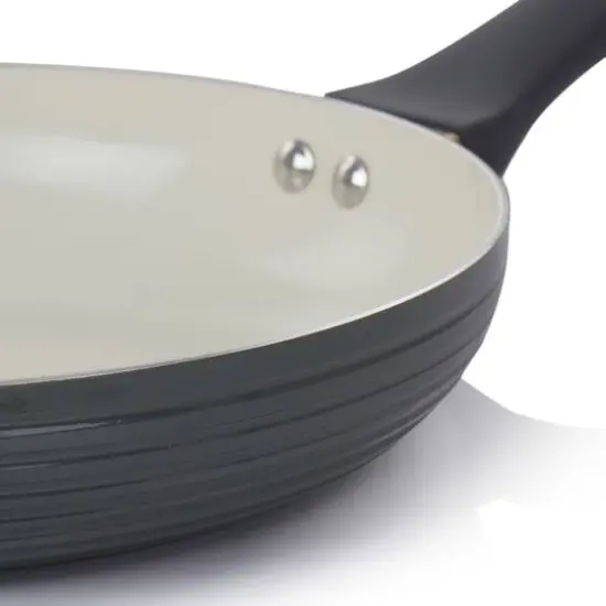 Oster Ridge Valley 10'' Gray Aluminum Nonstick Frying Pan {7}