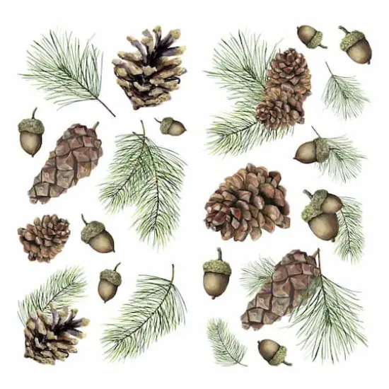 RoomMates Acorn & Pinecone Peel & Stick Wall Decals {3}