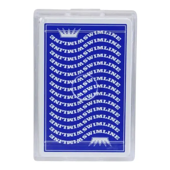 Swim Central Blue Waterproof Swimming Pool Card Deck {4}