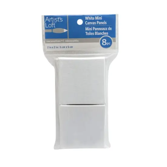 8 Pack 2" x 2"&nbsp;Mini Canvas Panels by Artist's Loft&trade; Necessities&trade; White {7}