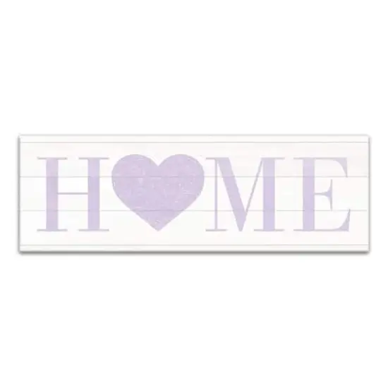Home Heart Easter 12" x 36" Canvas Wall Art {1}