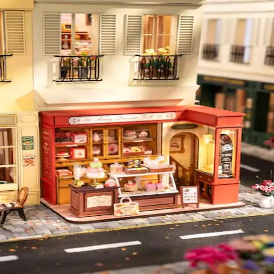 Rolife&reg; Honey Dessert Talk DIY Miniature House Kit {5}