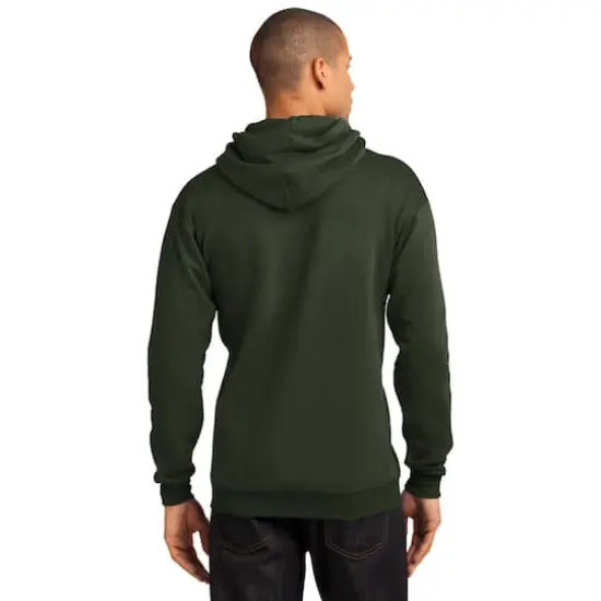 Port & Company® Darks Core Fleece Pullover Hooded Sweatshirt Olive {6}