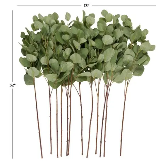 32" Green Eucalyptus Stem Artificial Foliage, 12ct. {8}