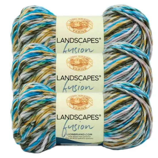 3 Pack Lion Brand&reg; Landscapes&reg; Fusion Yarn Washington Square {1}