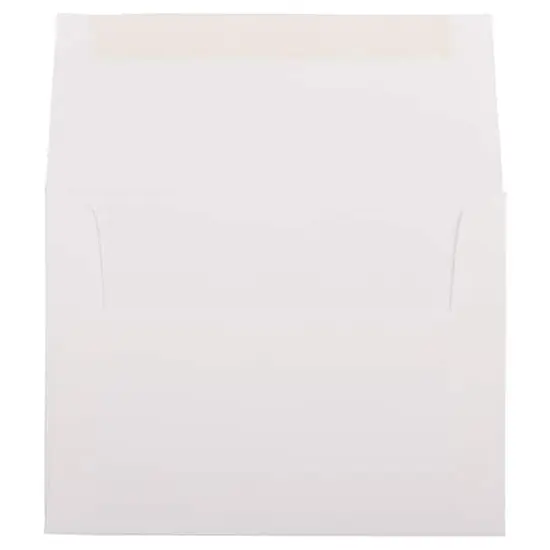 JAM Paper A2 Strathmore Invitation Envelopes, 50ct. Bright White Linen {4}