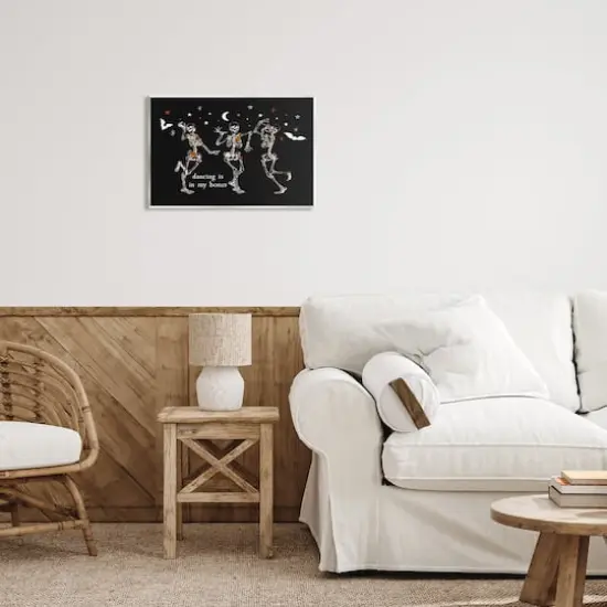 Stupell Industries Dancing In My Bones Skeletons Wall Plaque Art {3}