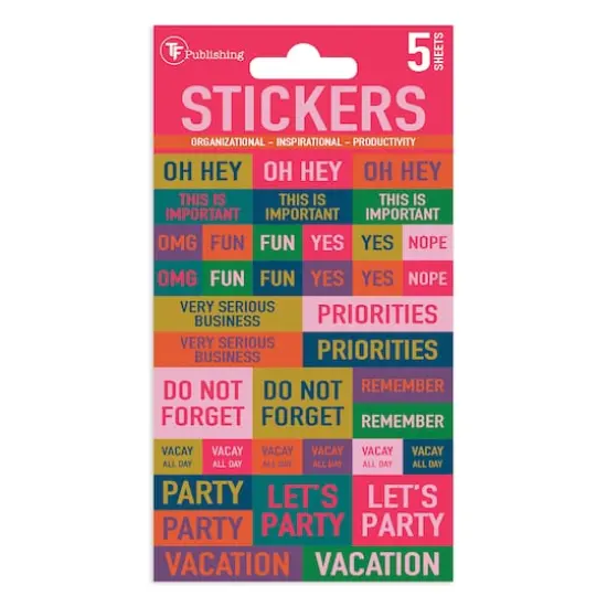 TF Publishing In Any Event Planning Sticker Pack {1}
