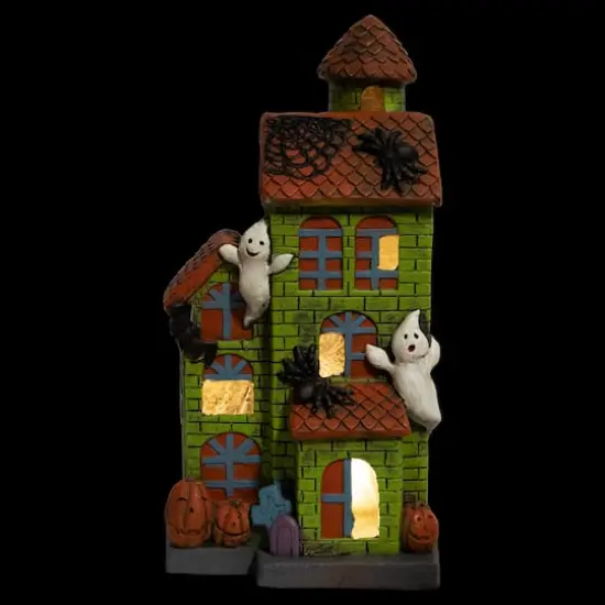 20" LED Ghostly Haunted House Halloween Decoration {4}