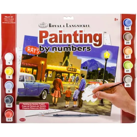 Royal & Langnickel® A Night At The Movies Paint By Number Kit {1}