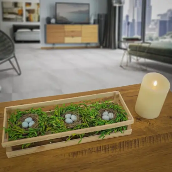 17" Triple Nest with Eggs Centerpiece {3}