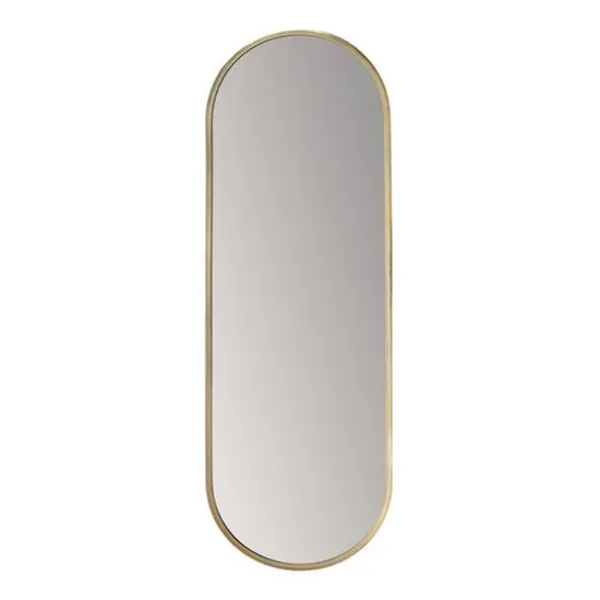 Habitat Penelope 60" Golden Oval Linear Wall Mirror {1}