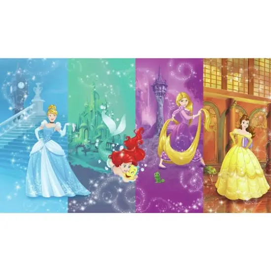 RoomMates Disney Princess Scenes Spray & Stick Wall Mural {1}