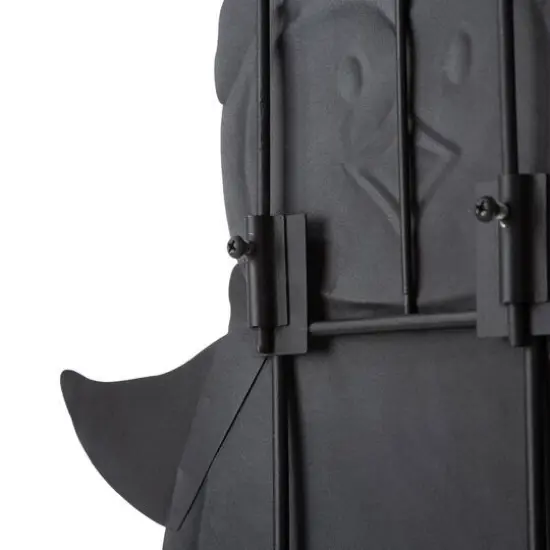 Glitzhome&reg; 3.5ft. Metal Joy Penguin Yard Stake Set {8}