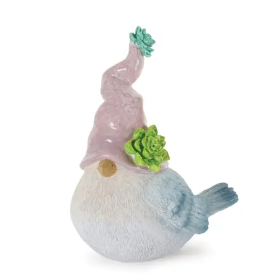 Succulent Bird Gnome Figurine Set {4}