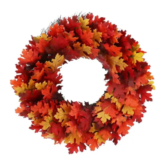 24" Fall Oak Leaves Wreath by Ashland&reg; {1}