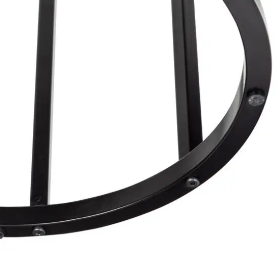 Honey Can Do 16" Natural Round C End Table {8}