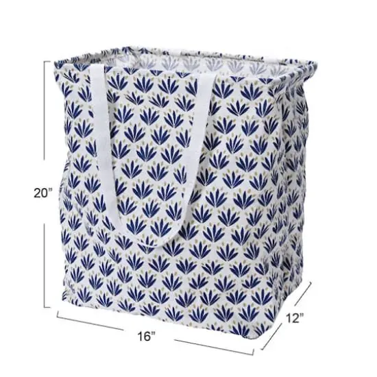 Household Essentials Krush Rectangular Laundry Bag with Handles (Blue) {5}