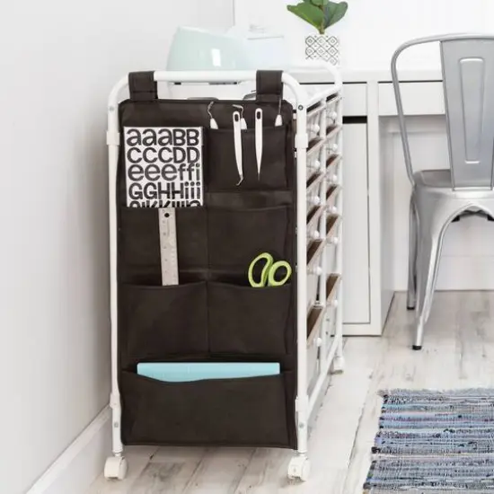 Honey Can Do 12-Drawer Metal Rolling Storage Cart {6}