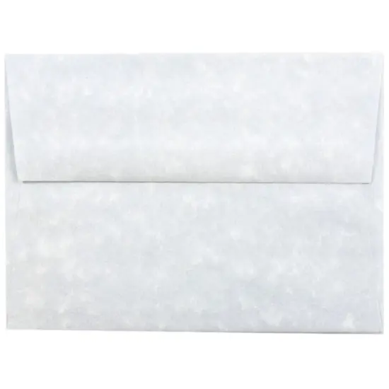 JAM Paper 4.75" x 6.5" Parchment Invitation Envelopes, 50ct. Blue Recycled {1}