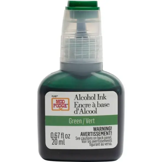 Mod Podge&reg; Green & Gold Do-It-Yourself Hexagon Coaster Kit {9}