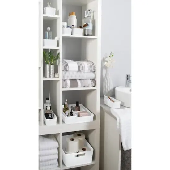 Simplify White Square Organizing Baskets, 6ct. {4}