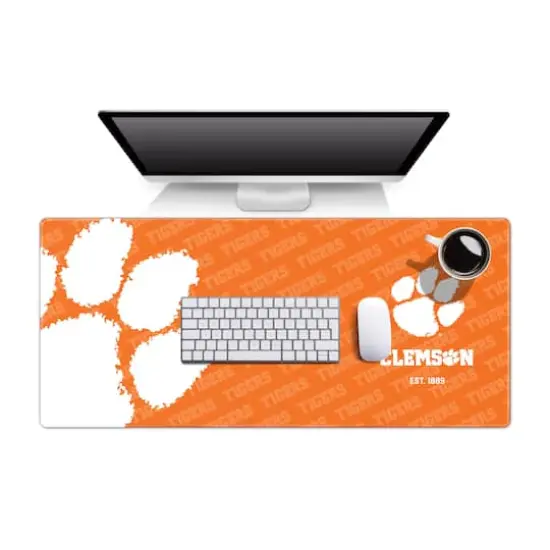 College Football Logo Series Desk Pad Clemson Tigers {1}