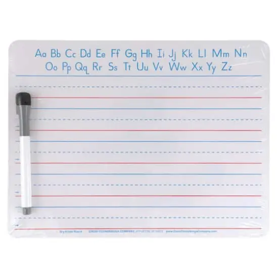 Pacon 5 Pack 9" x 12"Ruled & Plain, 2-Sided Handwriting Dry Erase Whiteboards {3}
