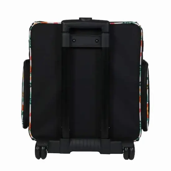 Everything Mary Black & Floral Rolling Scrapbook Travel Case {6}