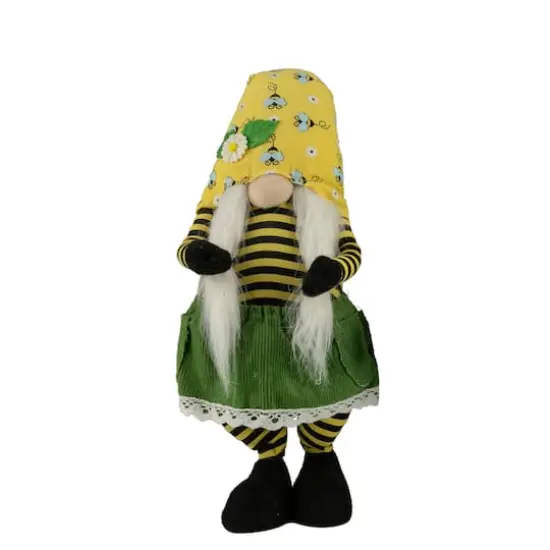 19" Girl Bumblebee & Daisy Hat Springtime Gnome {1}