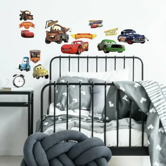 RoomMates Cars Piston Cup Champs Peel & Stick Wall Decal {1}