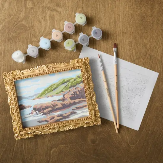 Beach Paint-by-Number Framed Mini Kit by Artist's Loft&reg; {1}