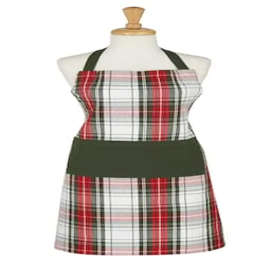 DII&reg; Christmas Plaid Chef Apron {8}