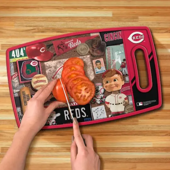 MLB Retro Series Cutting Board Cincinnati Reds {6}