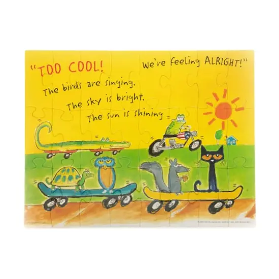 Pete the Cat Mix and Match Tin with Puzzle: 24 Pcs {5}