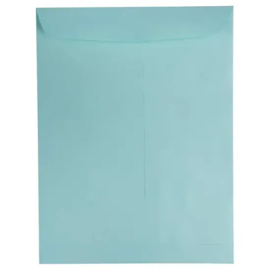 JAM Paper 10" x 13" Open End Catalog Premium Envelopes, 25ct. Aqua Blue {1}
