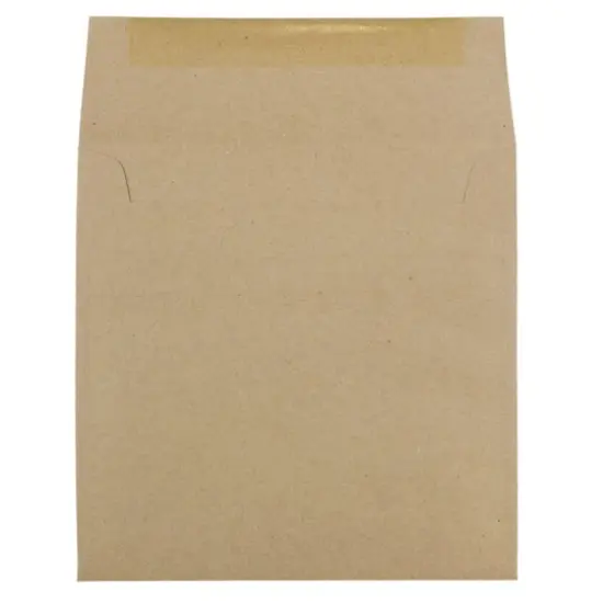 JAM Paper 6.5" x 6.5" Premium Invitation Envelopes, 25ct. Brown Kraft Paper Bag {4}